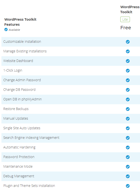 WordPress Toolkit for cPanel